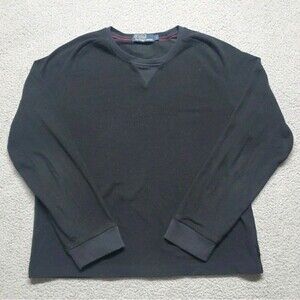 Polo by Ralph Lauren Men's Black Cotton Sweater  Size L